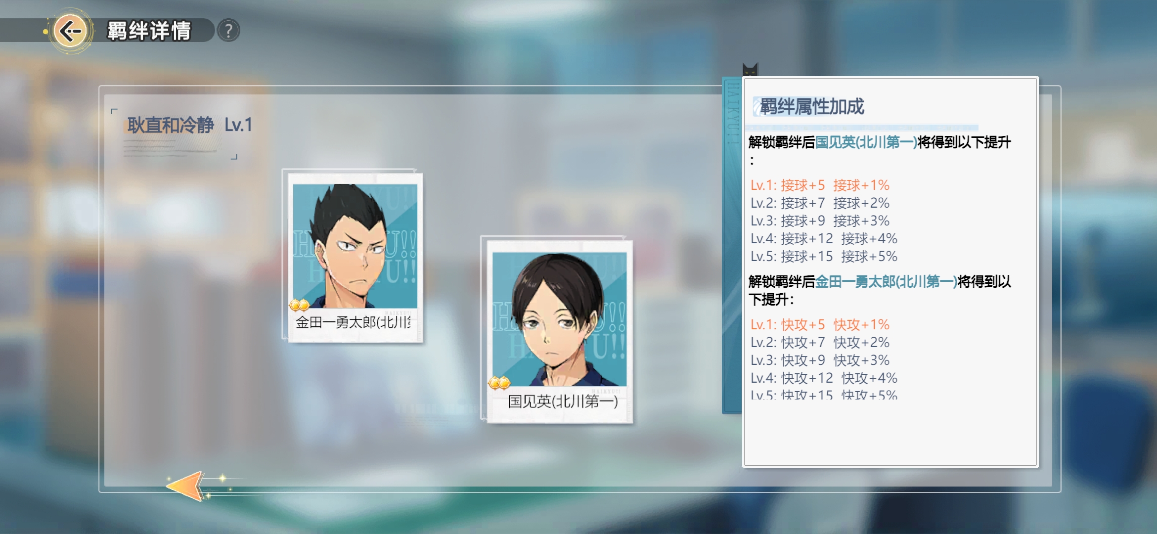 排球少年手游北川第一中学强度排行 北川一中值得培养吗