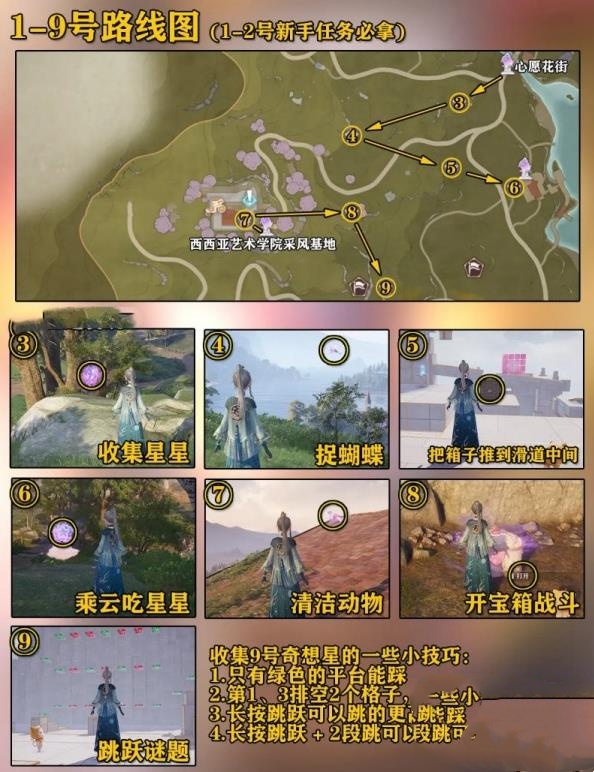 无限暖暖微风绿野奇想星收集攻略 无限暖暖微风绿野全收集