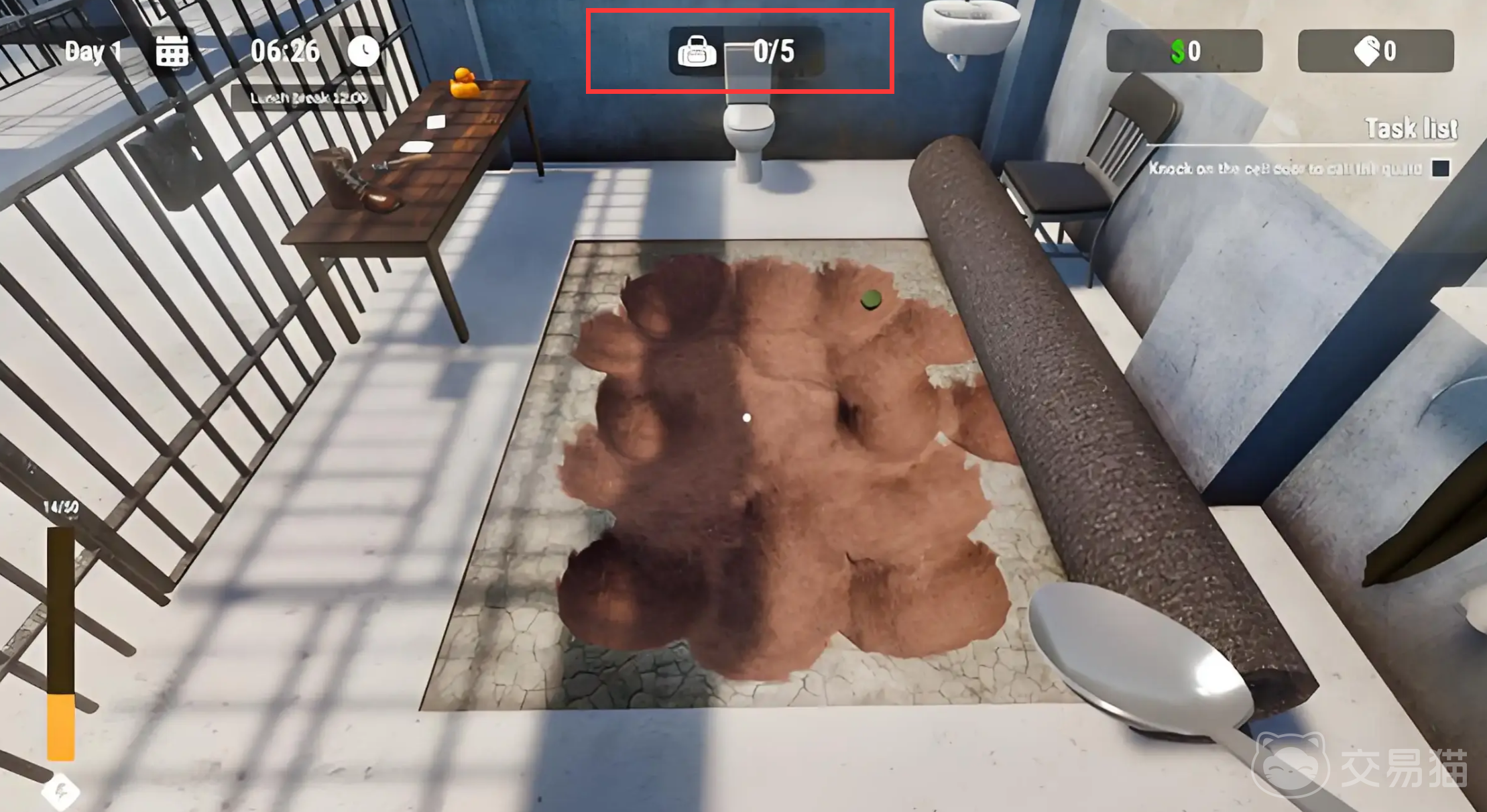 越狱模拟器背包怎么打开 越狱模拟器背包管理技巧分享