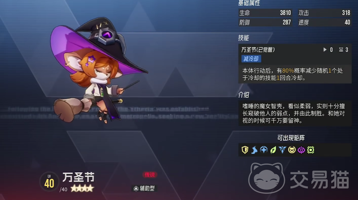 伊瑟万圣节辅助智壳强度解析 伊瑟万圣节角色数值深度分析