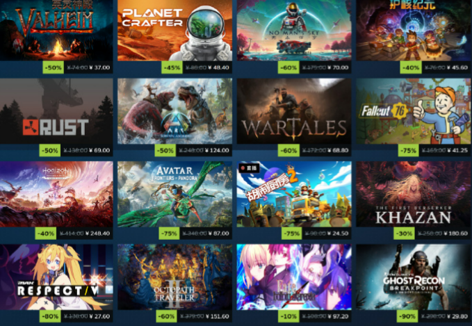 Steam冬促2025热门游戏推荐 游戏折扣信息与必入清单