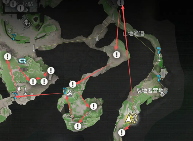 明日方舟终末地矿脉分布图解 明日方舟终末地各区域矿脉位置与刷新点汇总