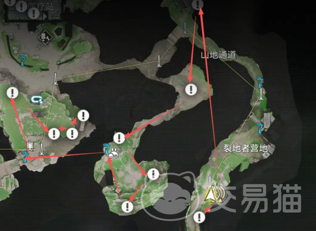 明日方舟终末地矿脉分布图解 明日方舟终末地各区域矿脉位置与刷新点汇总