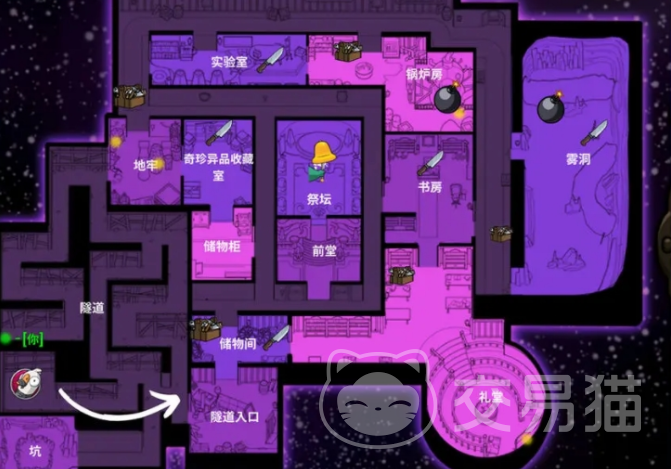 鹅鸭杀地下室地图点位详解 鹅鸭杀地下室全区域攻略与隐藏技巧