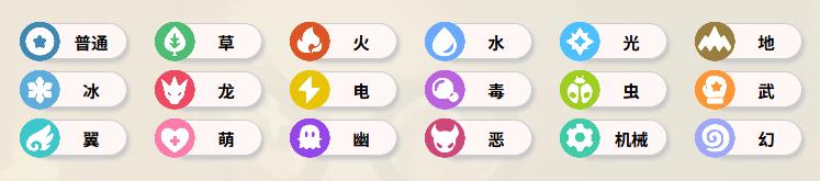 洛克王国世界属性克制关系 洛克王国手游全属性相克表详解