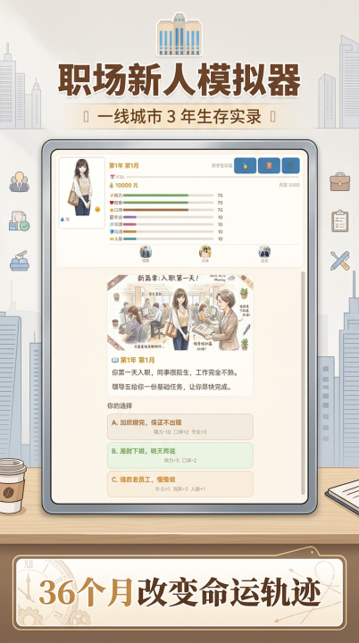 职场新人模拟器好玩吗 职场新人模拟器游戏玩法与真实体验评测