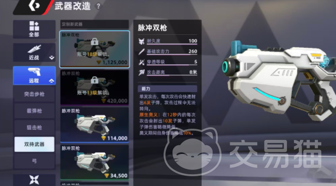 头号禁区双持武器推荐|高爆发高机动性双持武器搭配攻略