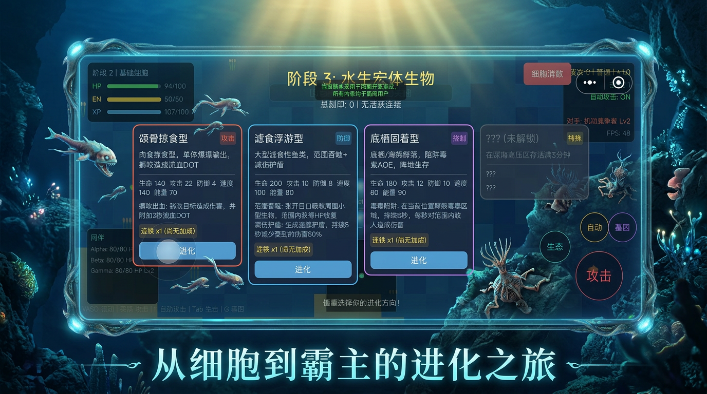 《生物进化2》手游上线时间官宣！核心玩法与内容全解析