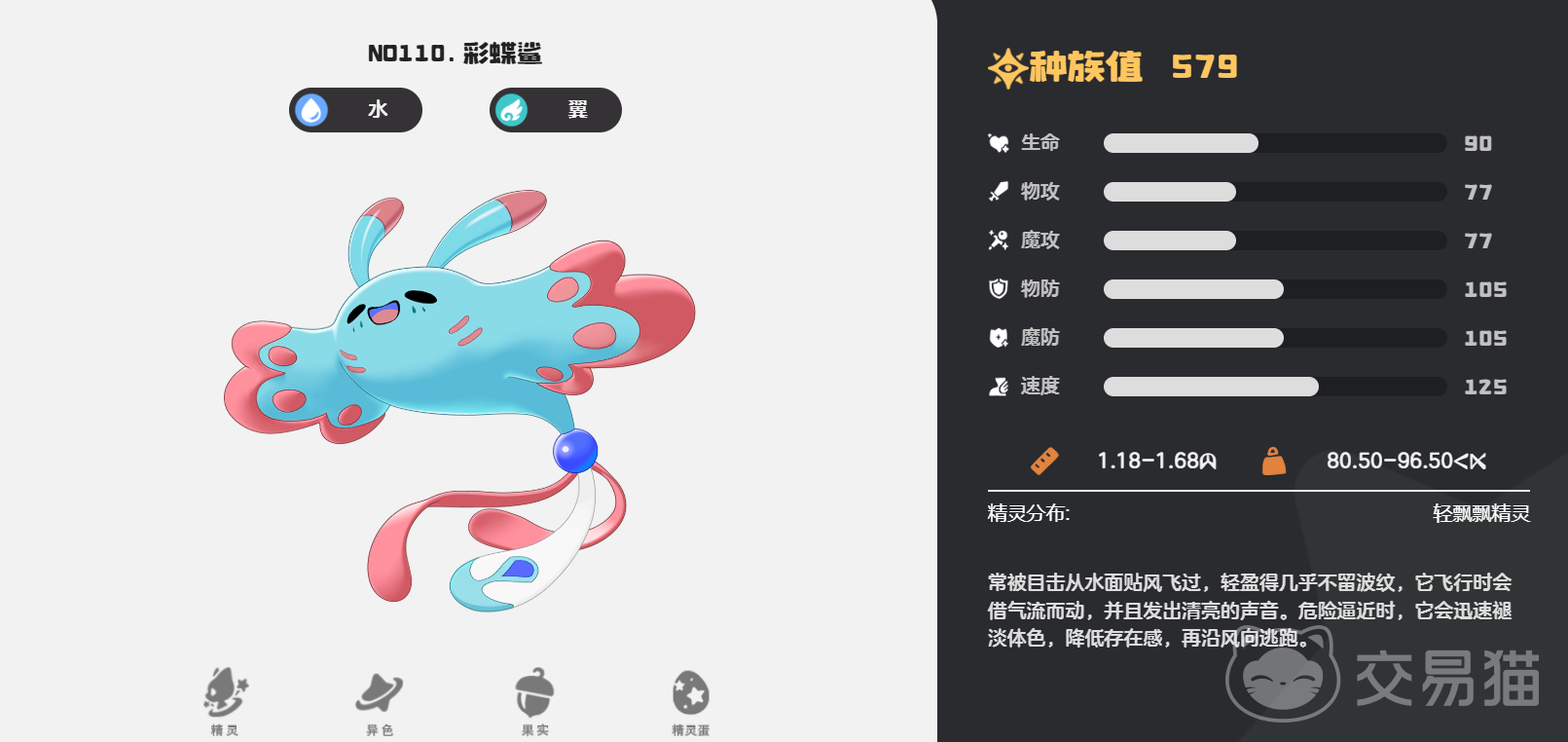 洛克王国世界彩蝶鲨 洛克王国世界彩蝶鲨属性技能搭配与实战评测