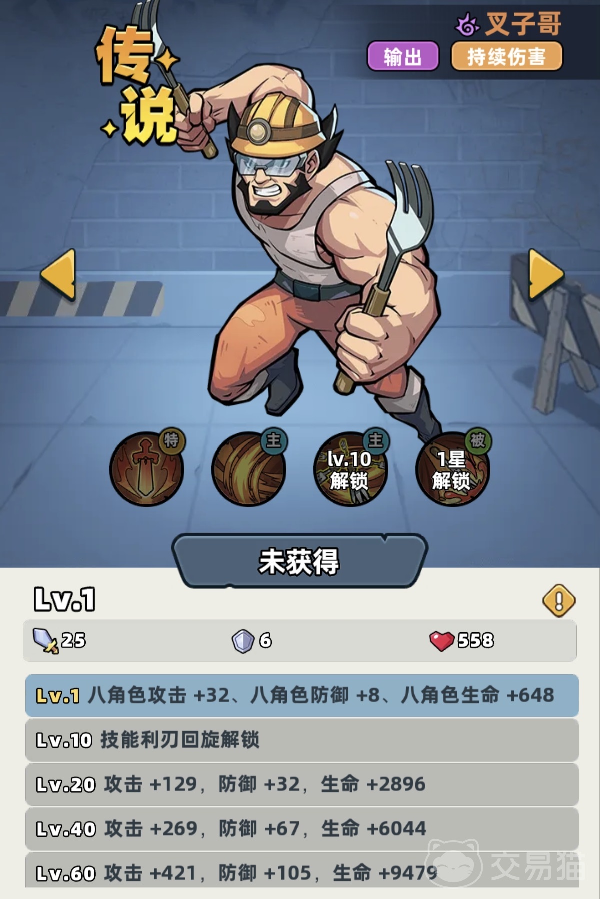 生存33天叉子哥实战强度分析 生存33天叉子哥角色强度评测与通关技巧