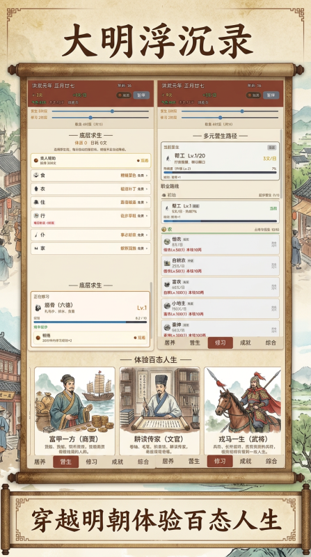 大明浮沉录手游上线时间揭晓｜大明浮沉录开服日期及公测信息