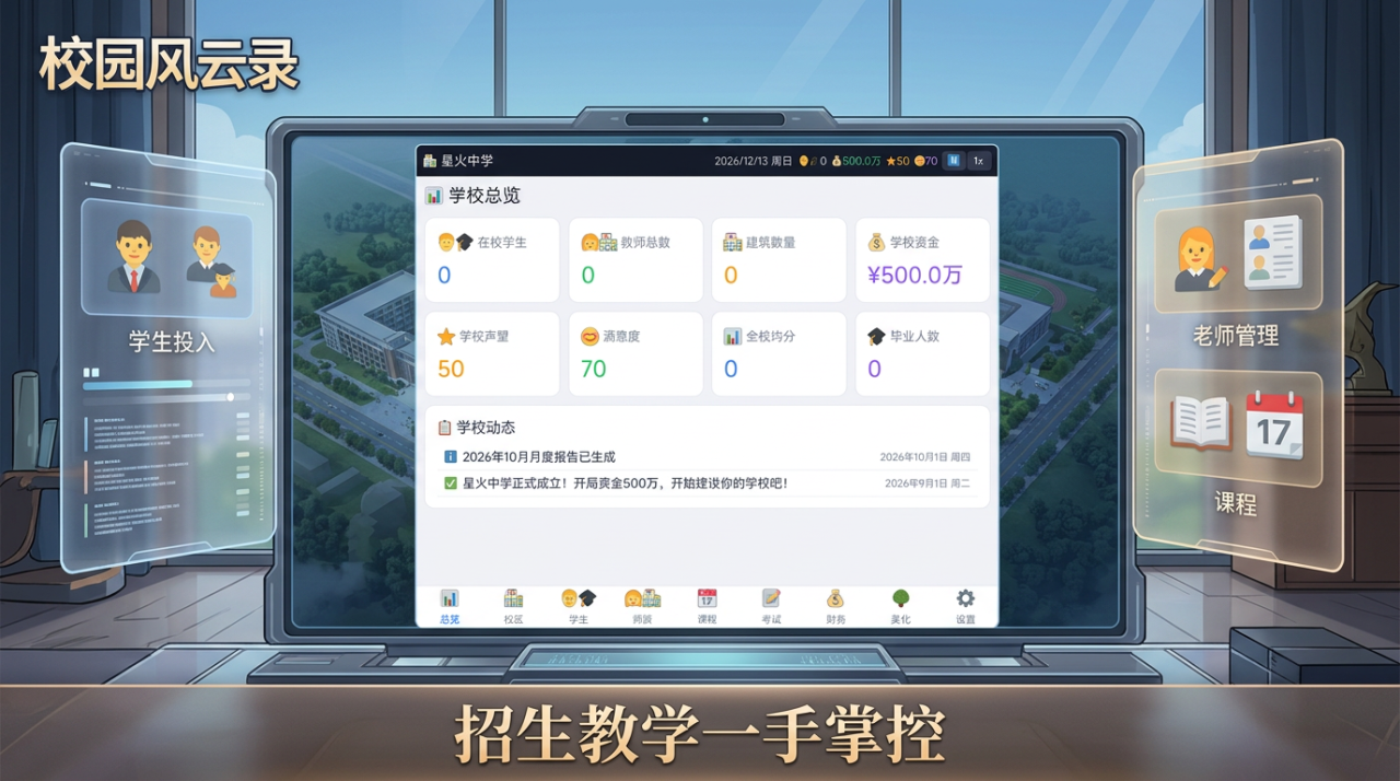 校园风云录手游上线时间揭晓 校园风云录手游正式公测日期公布