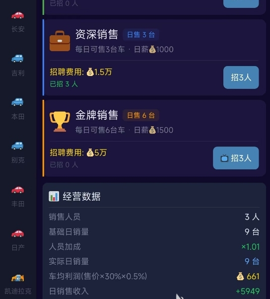 我的集团梦手游员工招聘攻略 我的集团梦手游员工培养技巧