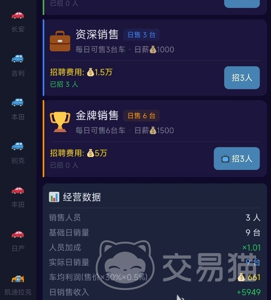 我的集团梦手游员工招聘攻略 我的集团梦手游员工培养技巧