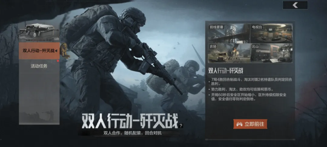 暗区突围双人行动歼灭战玩法详解 暗区突围双人组队歼灭战通关技巧与实战策略