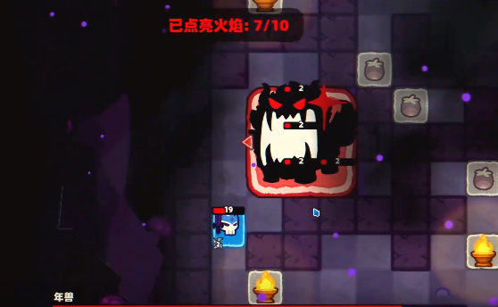 卡片魔王只剩个头冰山火盆点亮顺序详解 卡片魔王冰山火盆机关解谜全流程攻略