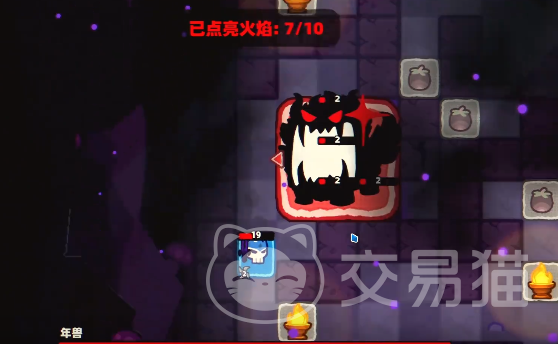 卡片魔王只剩个头冰山火盆点亮顺序详解 卡片魔王冰山火盆机关解谜全流程攻略