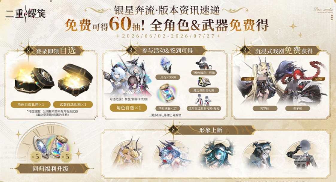 二重螺旋银星奔流版本介绍 二重螺旋新版本银星奔流玩法与更新内容详解