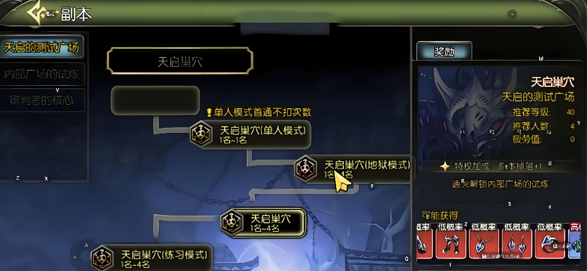 龙之谷启程天启巢穴通关攻略 龙之谷启程高效率天启巢穴打法详解