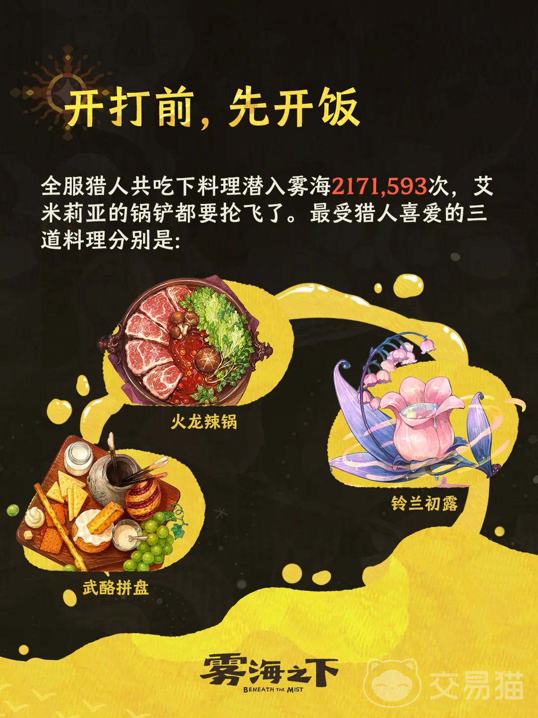 雾海之下食谱搭配推荐 雾海之下高收益料理组合与实用搭配指南