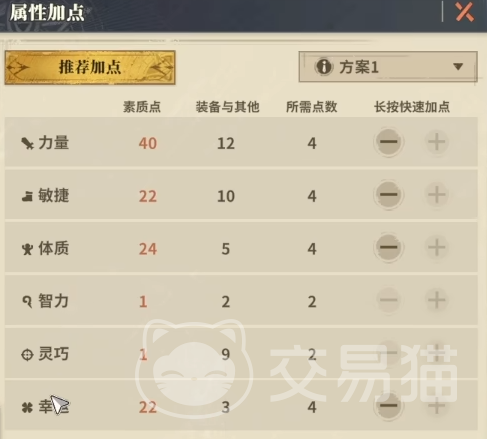 仙境传说3属性点详解 仙境传说3角色属性加点攻略