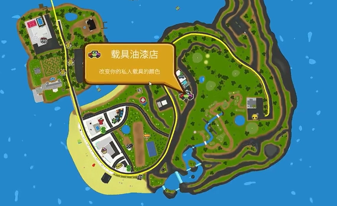 晃晃人生富人岛位置指南 晃晃人生富人岛核心玩法与坐标详解