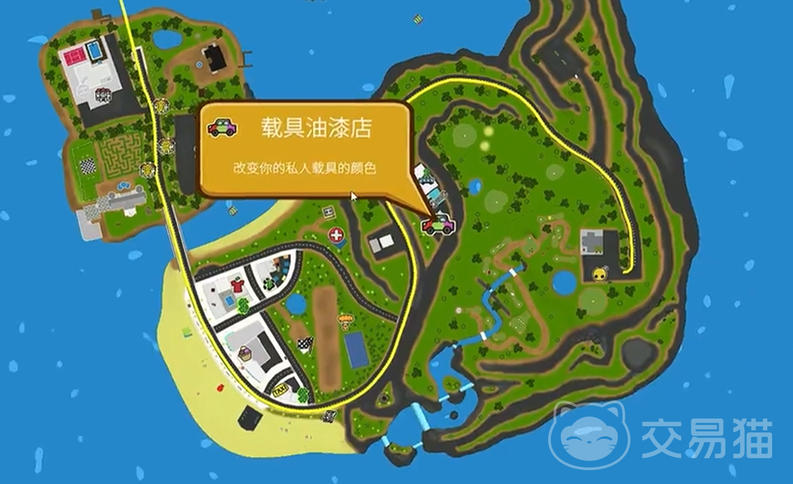 晃晃人生富人岛位置指南 晃晃人生富人岛核心玩法与坐标详解