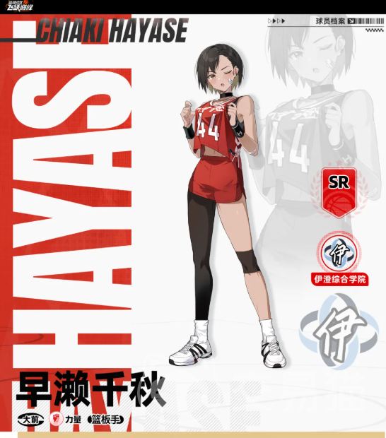 篮球少女飞跃巅峰早濑千秋角色介绍 篮球少女飞跃巅峰早濑千秋技能属性与培养攻略