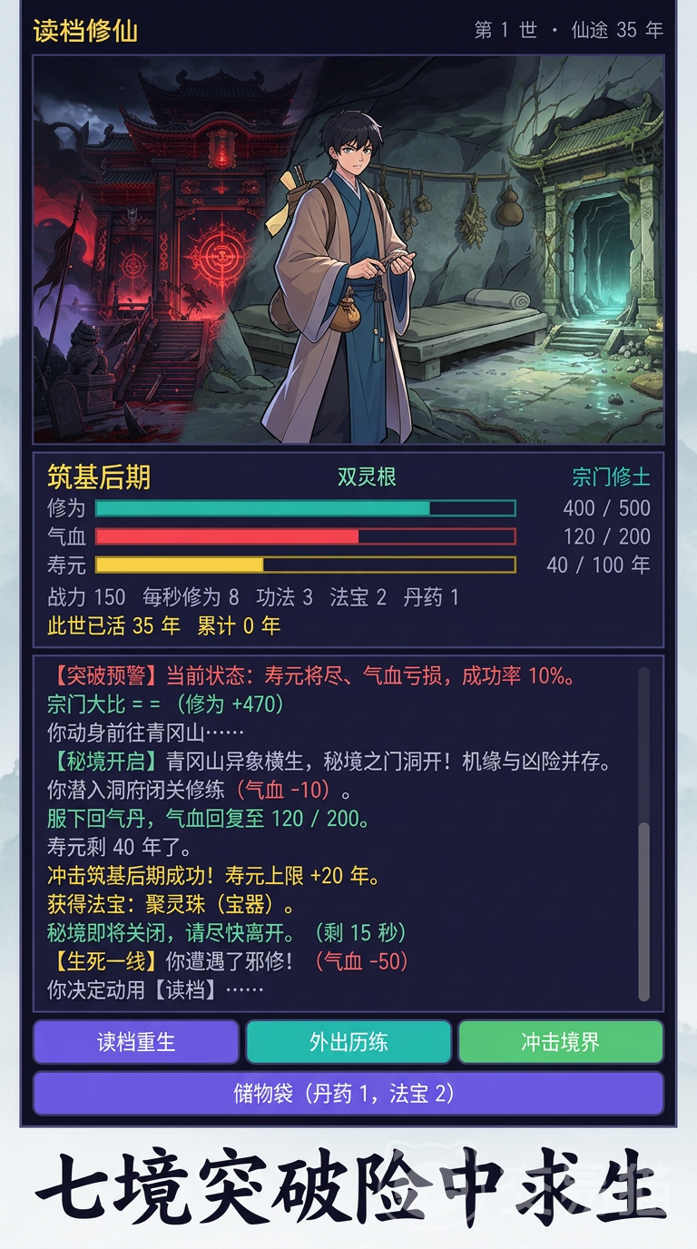 读档修仙好玩吗 读档修仙玩法体验怎么样值得一试吗