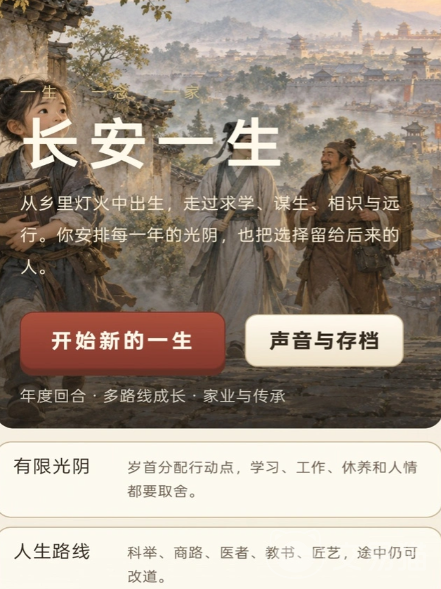 古代人生模拟器什么时候上线 古代人生模拟器上线时间一览