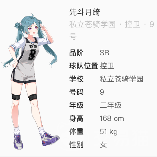 篮球少女飞跃巅峰先斗月绮强度解析 篮球少女飞跃巅峰先斗月绮培养攻略