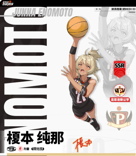 篮球少女飞跃巅峰榎本纯那强度解析 篮球少女飞跃巅峰手游榎本纯那实用攻略