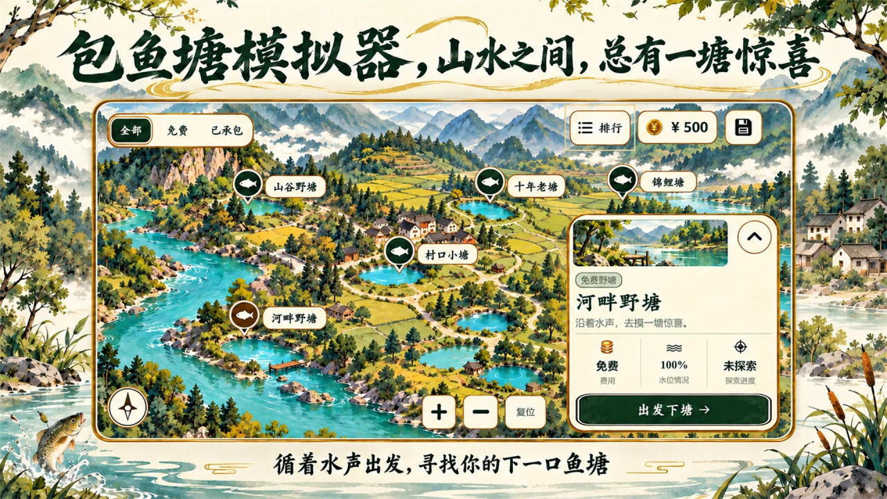 包鱼塘模拟器手游好玩吗 包鱼塘模拟器手游玩法攻略