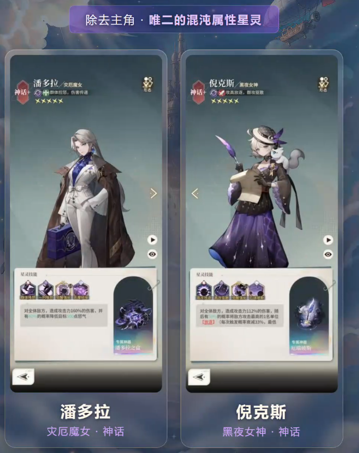 星途天城混沌元素星灵有哪些 星途天城混沌元素星灵详细介绍