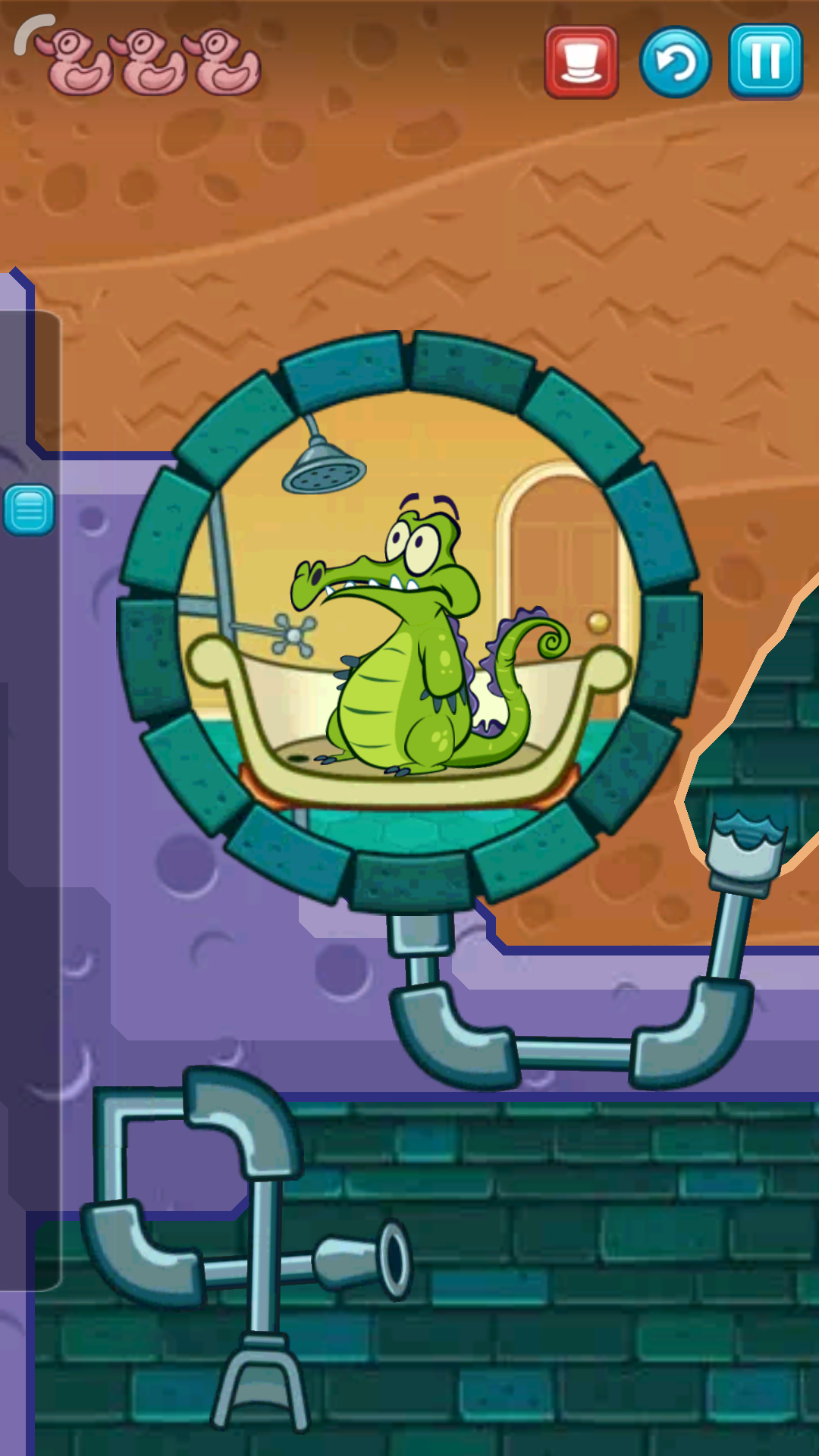 小鳄鱼爱洗澡3-9怎么过，通关攻略get一下_豌豆荚