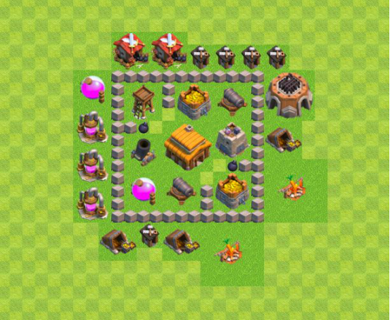 干货!部落冲突3本阵型怎么摆