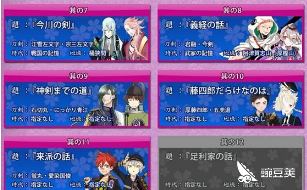 刀剑乱舞回想怎么触发,回想任务触发条件