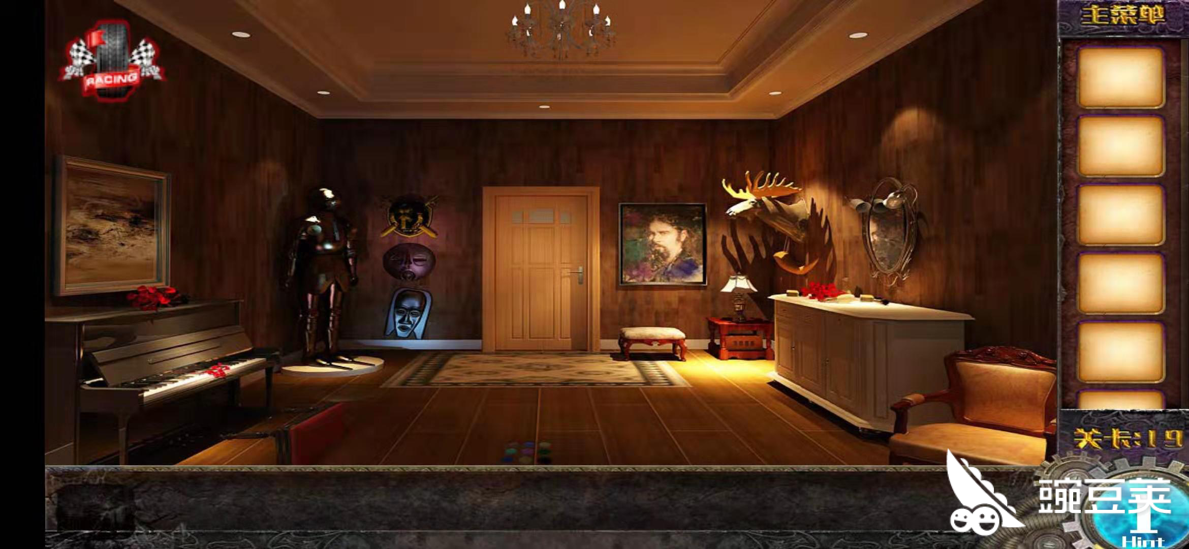 密室逃脱100个房间上第19关攻略 人形雕像藏钥匙 豌豆荚