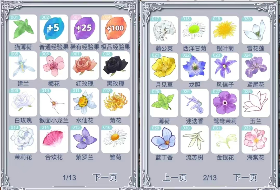 花与香水与猫作物图鉴大全 花与香水与猫作物图鉴分享
