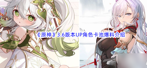 原神3.6版本up池角色分享 原神3.6版本角色一览