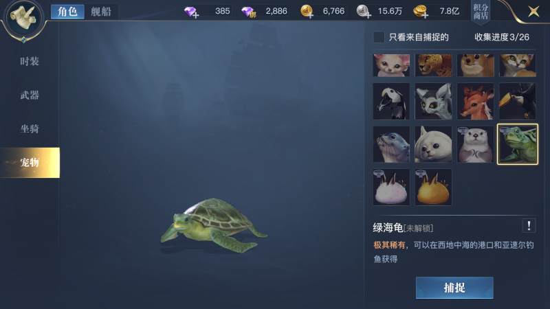 黎明之海绿海龟在哪,黎明之海绿海龟获取攻略