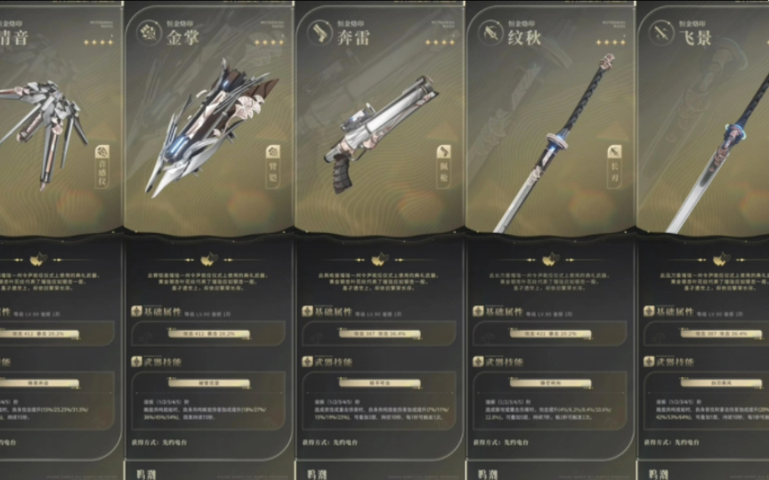 鸣潮武器池会出角色吗,鸣潮武器池介绍