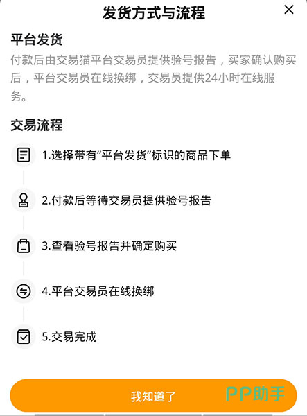 交易猫三国志战略版账号验号与发货流程示意图