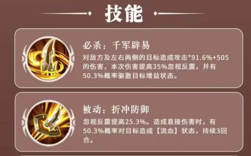 三国志异闻录马超阵容推荐,三国志异闻录马超加点技能介绍