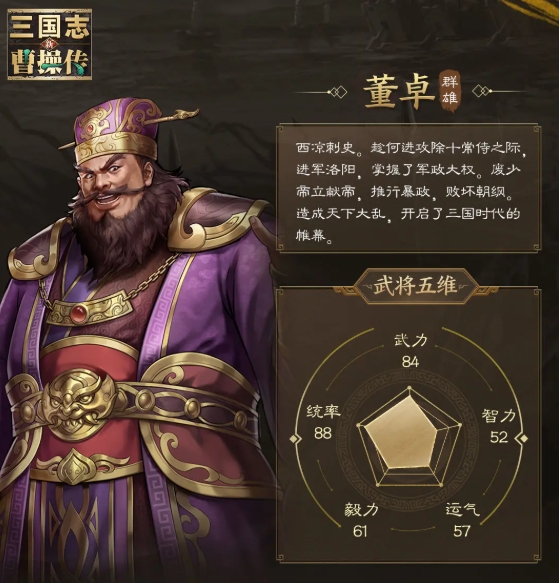 新三国志曹操传董卓怎么玩 新三国志曹操传董卓玩法一览