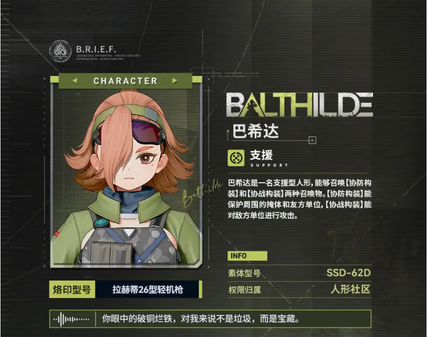 少女前线2巴希达怎么样 少前2巴希达角色强度分析