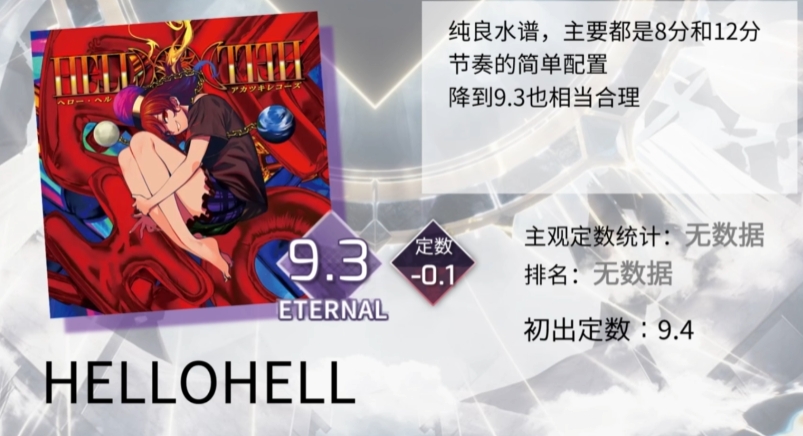 arcaea定数表是什么 arcaea定数表介绍