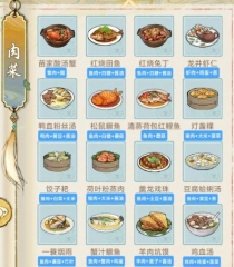華夏千秋菜譜有哪些 華夏千秋菜譜介紹
