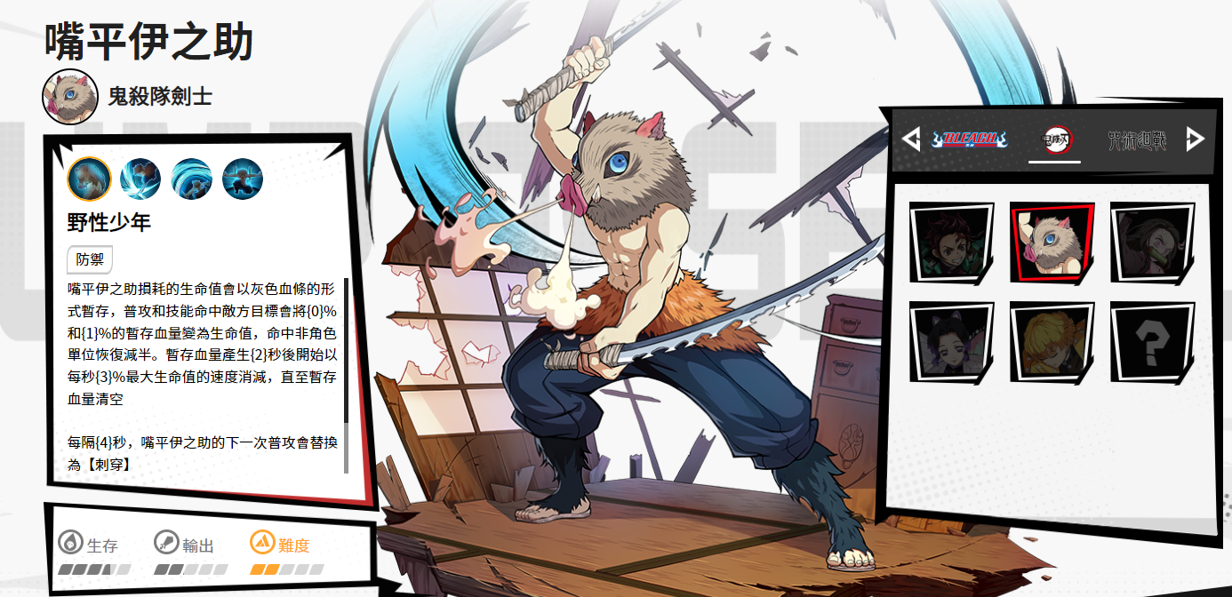 漫画群星大集结嘴平伊之助怎么样 群星集结伊之助人物介绍