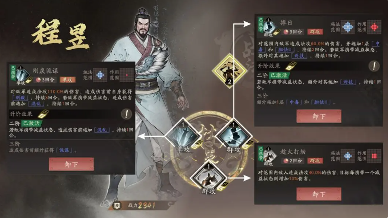 《三国望神州》手游攻略：程昱技能与玩法全解析